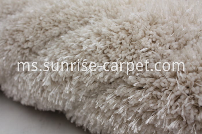 Elastic mixed with Viscose Shaggy Rug with Design